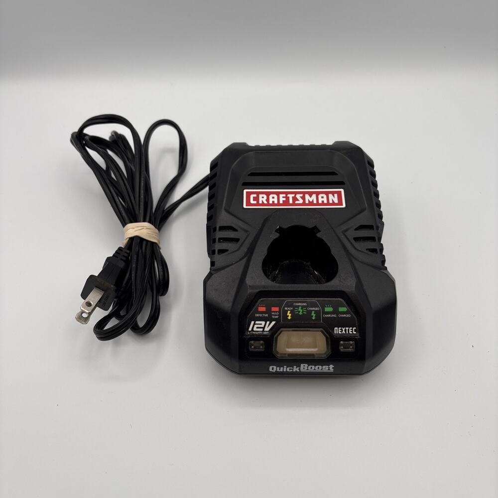 Craftsman Nextec 12V Lithium Ion Battery Charger QuickBoost QB 320.29497 29497
